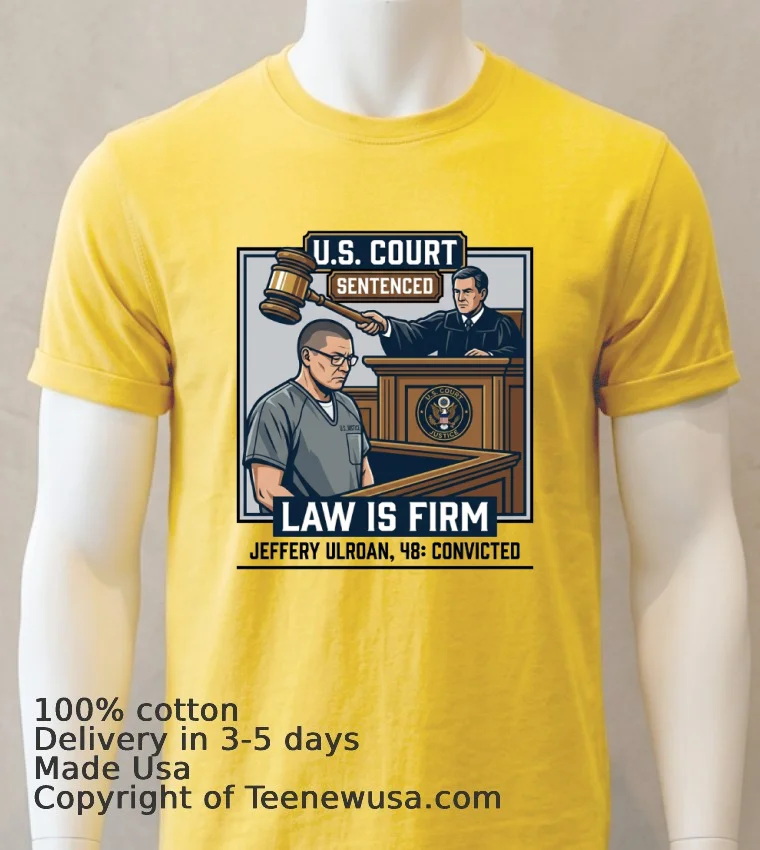 Jeffery Ulroan, 48, Is On Trial In Court T Shirt - yellow-t-shirt Jeffery Ulroan 48 Is On Trial In Court T Shirt Yellow T Shirt