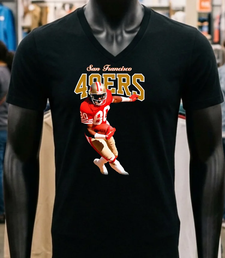 Jersey Rice Black San Francisco 49ers Classic Shirt Balck Shirt