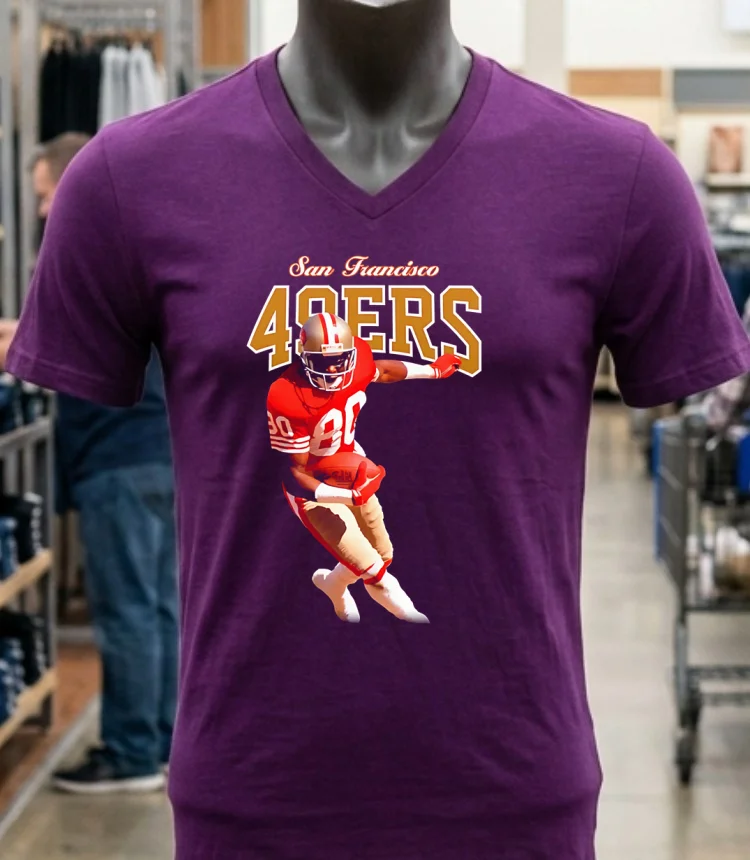 Jersey Rice Black San Francisco 49Ers Classic Shirt - purple-shirt Jersey Rice Black San Francisco 49ers Classic Shirt Purple Shirt