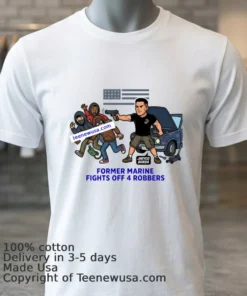 Jheyco Borda, A Former U.s. Marine, Fought Off A Group Of Four Robbers T Shirt