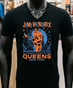 Jimi Hendrix Queens New York 1968 Shirt
