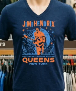 Jimi Hendrix Queens New York 1968 Shirt