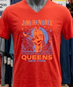 Jimi Hendrix Queens New York 1968 Shirt
