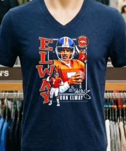John Elway Denver Broncos Graphic Retro Shirt