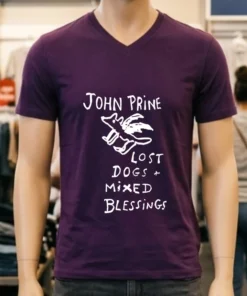 John Prine Lost Dogs And Mixed Blessings Throwback Shirt