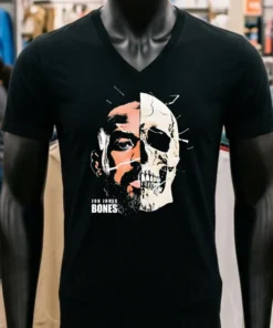 Jon Jones Bones Half Face American Former Mixed Martial Artist Shirt
