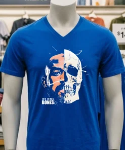 Jon Jones Bones Half Face American Former Mixed Martial Artist Shirt