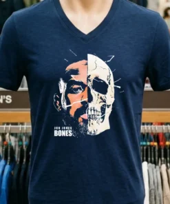 Jon Jones Bones Half Face American Former Mixed Martial Artist Shirt