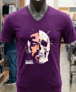 Jon Jones Bones Half Face American Former Mixed Martial Artist Shirt