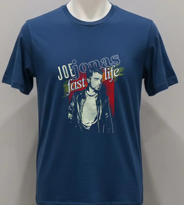 Jonas Brothers Fast Life Tour Shirt - navy-shirt Jonas Brothers Fast Life Tour Shirt Navy Shirt 1