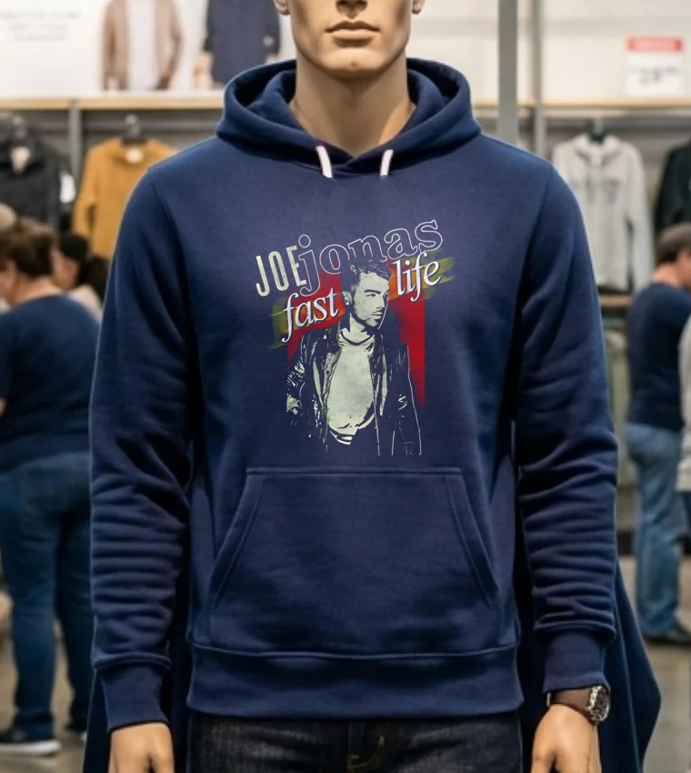 Jonas Brothers Fast Life Tour Shirt - navy-shirt Jonas Brothers Fast Life Tour Shirt Navy Shirt