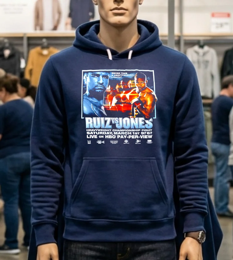 Jones Jr Roy Johnny Ruiz Souvenir Shirt Navy Shirt