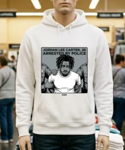 Jordan Lee Carter, 28, Arrested By Police T Shirt