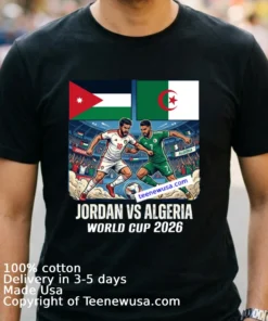 Jordan Vs Algeria World Cup 2026 T Shirt