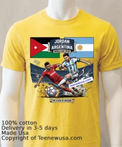 Jordan Vs Argentina World Cup 2026 T Shirt