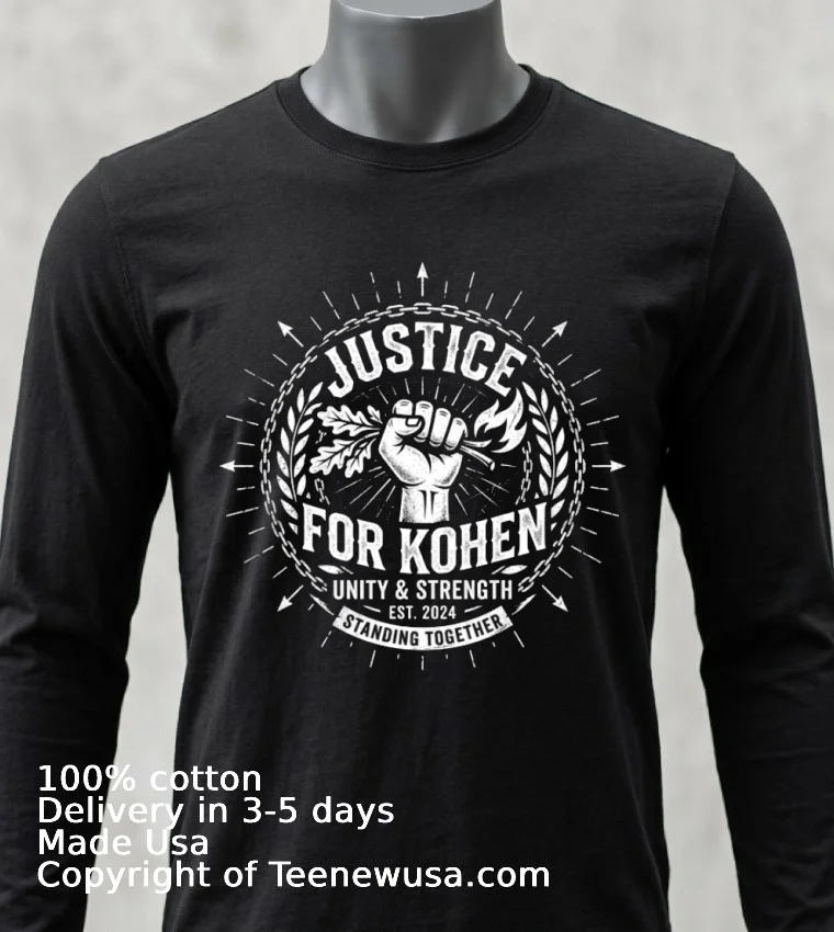 Justice For Kohen T Shirt T Shirt - balck-shirt Justice For Kohen T Shirt T Shirt Balck Shirt