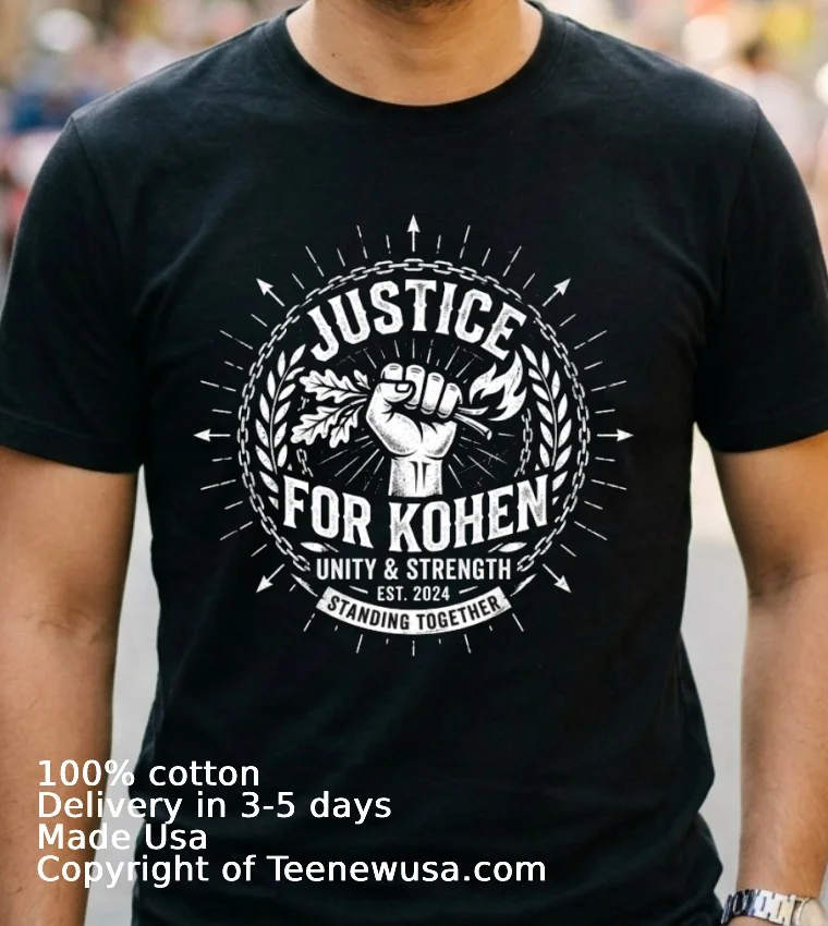Justice For Kohen T Shirt T Shirt Navy Shirt 2