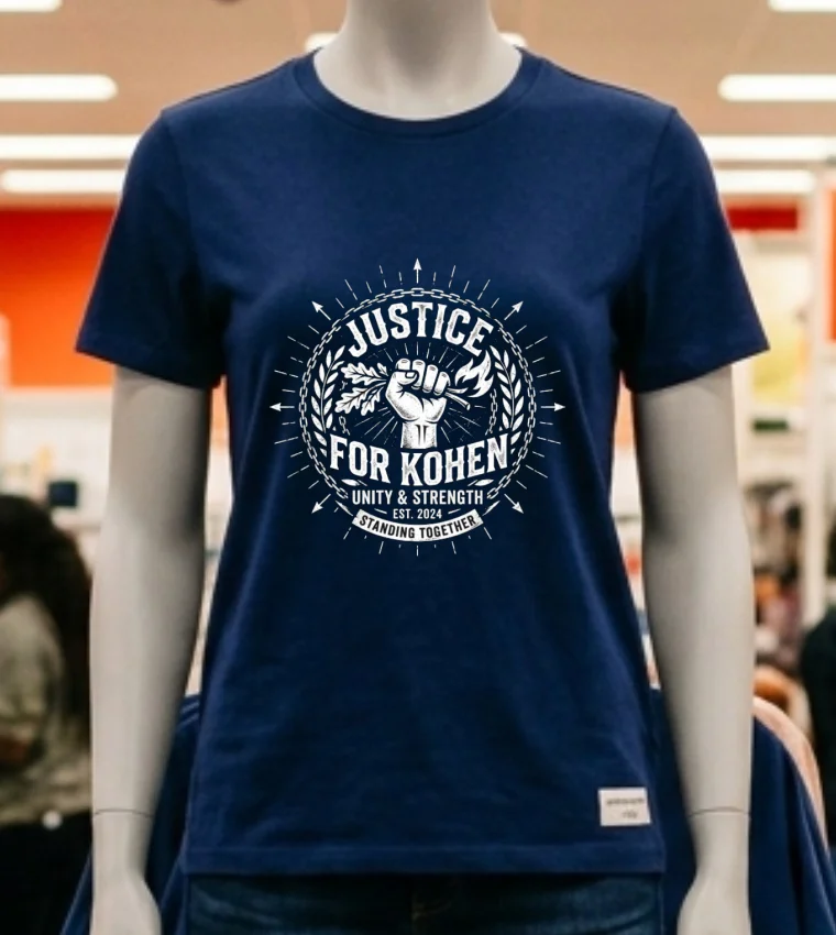 Justice For Kohen T Shirt T Shirt - navy-shirt Justice For Kohen T Shirt T Shirt Navy Shirt