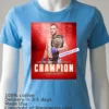 Justin Gaethje Defeats Ilia Topuria Ufc Freedom 250 T Shirt Blue Shirt
