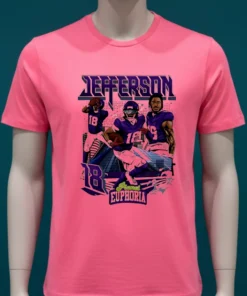 Justin Jefferson 18 Nfl Minnesota Vikings Player Shirt