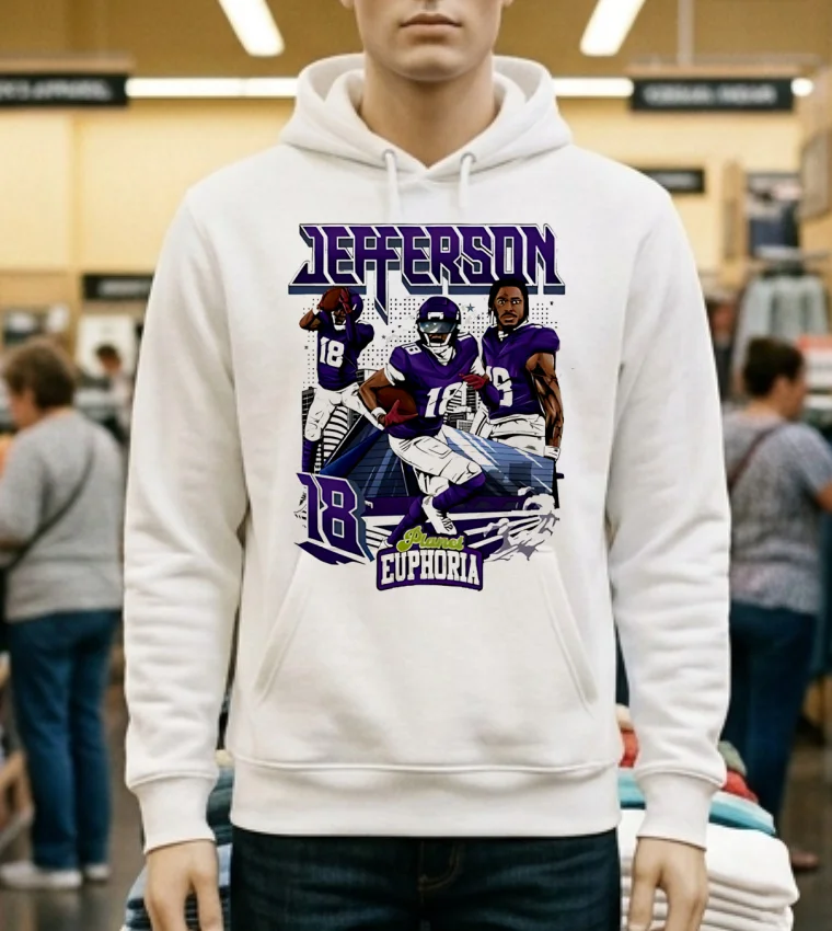 Justin Jefferson 18 Nfl Minnesota Vikings Player Shirt - white-t-shirt Justin Jefferson 18 Nfl Minnesota Vikings Player Shirt White T Shirt 1