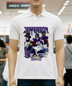 Justin Jefferson 18 Nfl Minnesota Vikings Player Shirt