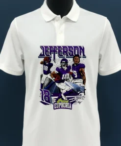 Justin Jefferson 18 Nfl Minnesota Vikings Player Shirt