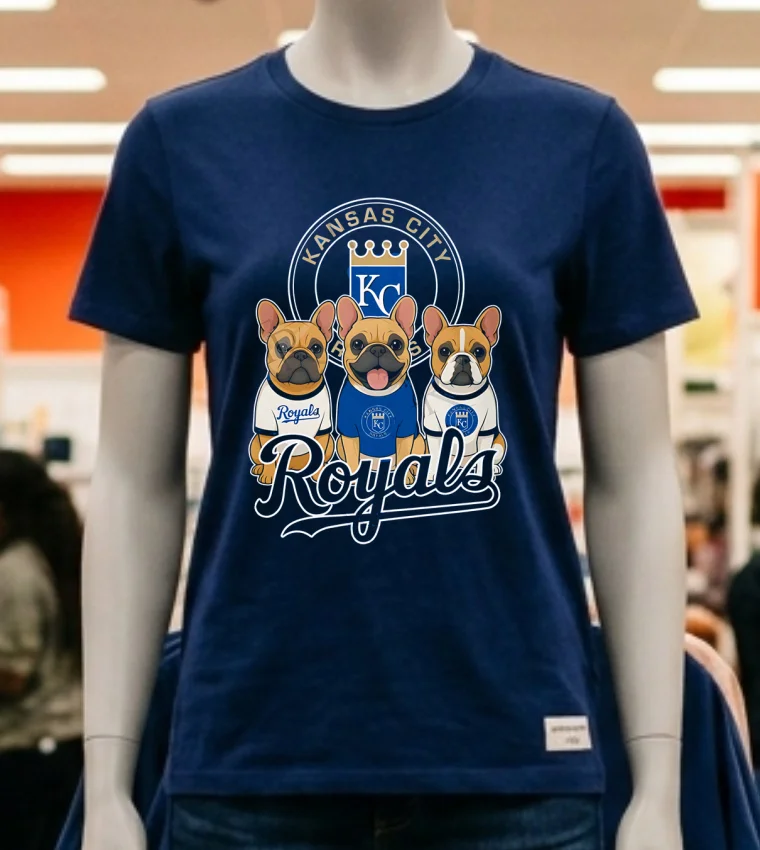 Kansas City Royals Dog 2025 Limited Edition Shirt - navy-shirt Kansas City Royals Dog 2025 Limited Edition Shirt Navy Shirt 1