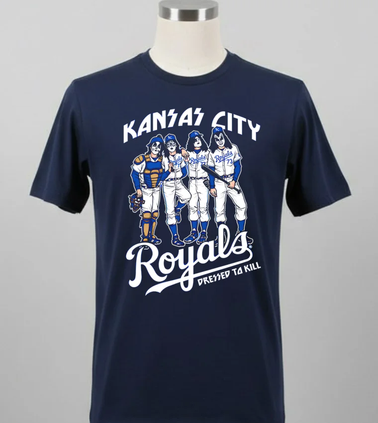Kansas City Royals Dressed To Kill Shirt - balck-shirt Kansas City Royals Dressed To Kill Shirt Balck Shirt 2