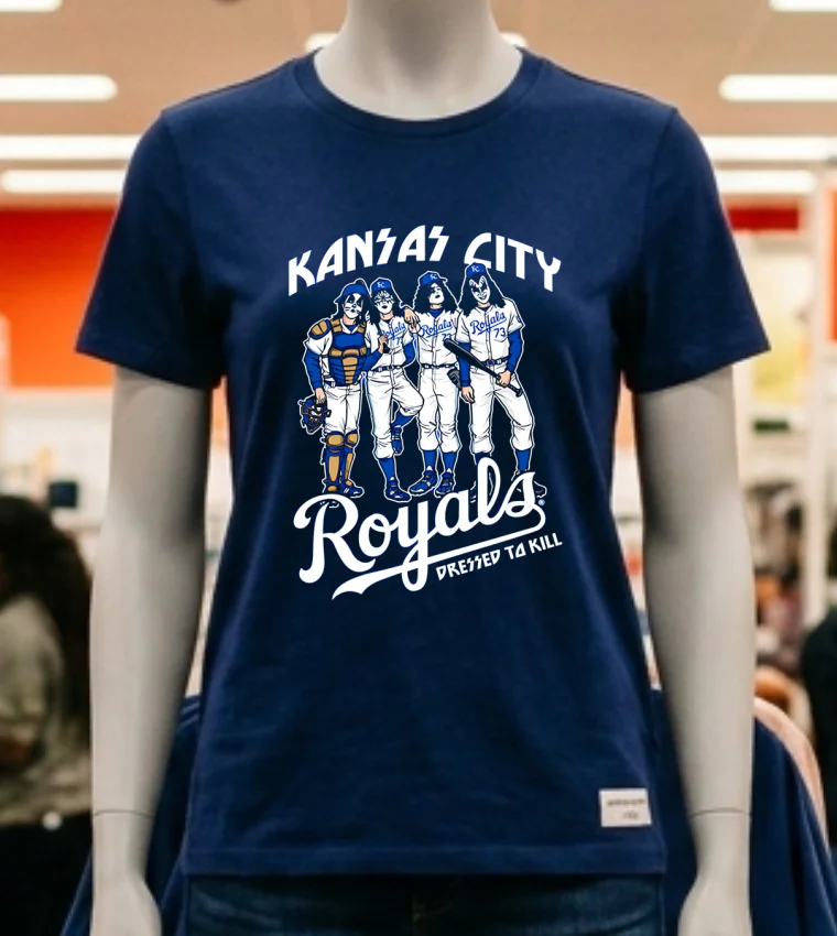 Kansas City Royals Dressed To Kill Shirt - navy-shirt Kansas City Royals Dressed To Kill Shirt Navy Shirt 2