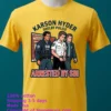 Karson Hyder 22 Arrested For Assault T Shirt Yellow T Shirt 2