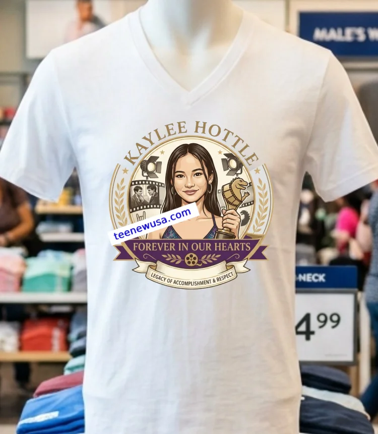 Kaylee Hottle Forever In Our Hearts T Shirt - white-t-shirt Kaylee Hottle Forever In Our Hearts T Shirt White T Shirt 4
