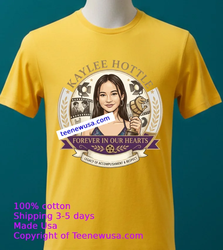 Kaylee Hottle Forever In Our Hearts T Shirt Yellow T Shirt 2