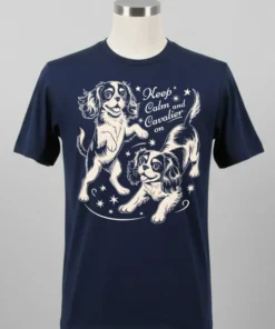 Keep Calm And Cavalier On Dog Shirt