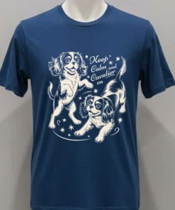 Keep Calm And Cavalier On Dog Shirt