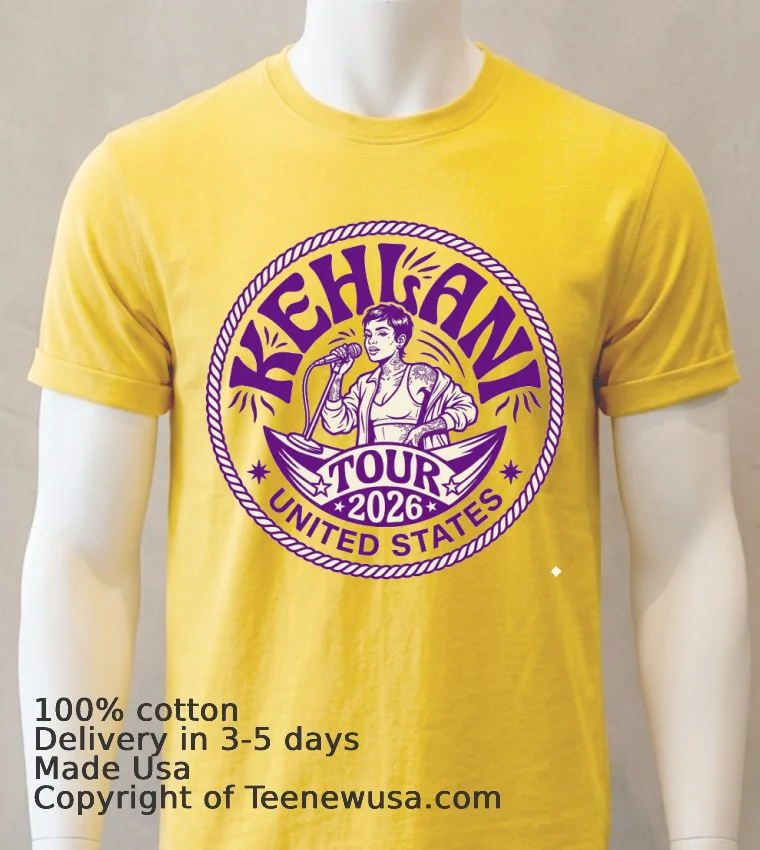 Kehlani Tour 2026 T Shirt Yellow T Shirt
