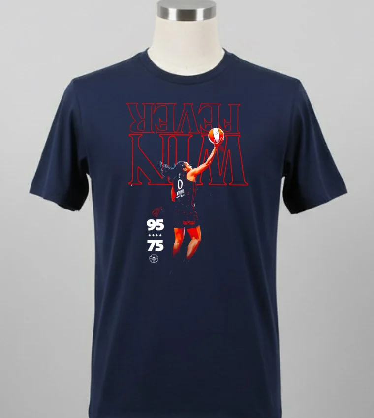 Kelsey Mitchell Indiana Fever Win Reverse Letters Shirt - balck-shirt Kelsey Mitchell Indiana Fever Win Reverse Letters Shirt Balck Shirt 2