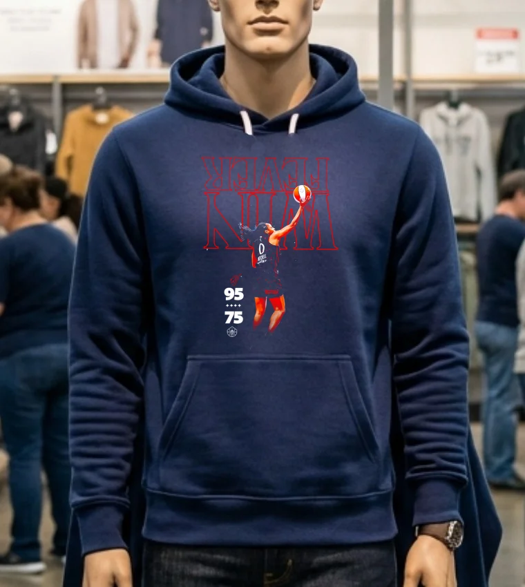Kelsey Mitchell Indiana Fever Win Reverse Letters Shirt - navy-shirt Kelsey Mitchell Indiana Fever Win Reverse Letters Shirt Navy Shirt