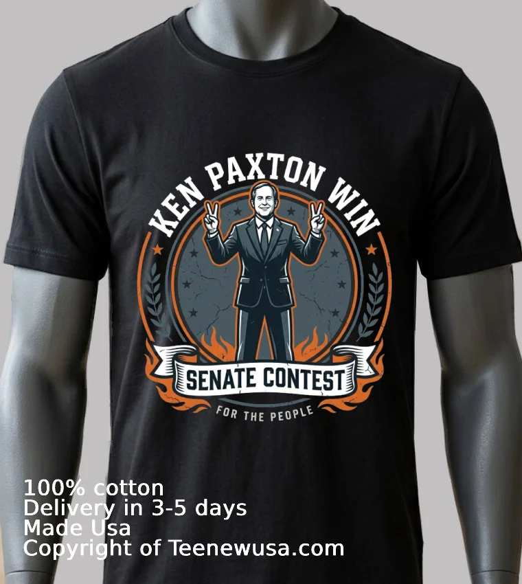 Ken Paxton Win In Senate Contest T Shirt Balck Shirt 2