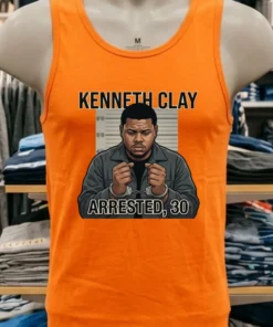 Kenneth Clay, 30, Was Arrested By Police T Shirt
