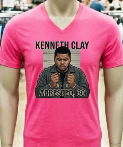 Kenneth Clay, 30, Was Arrested By Police T Shirt