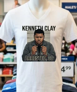 Kenneth Clay, 30, Was Arrested By Police T Shirt