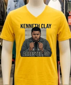 Kenneth Clay, 30, Was Arrested By Police T Shirt