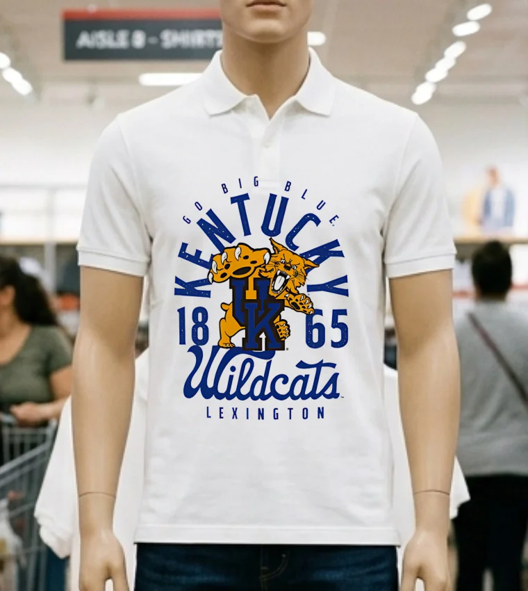 Kentucky Wildcats Comfort Colors Mascot 1865 Shirt - white-t-shirt Kentucky Wildcats Comfort Colors Mascot 1865 Shirt White T Shirt 2