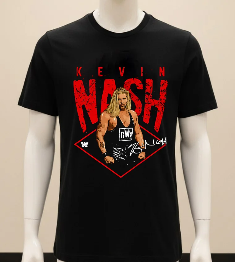 Kevin Nash Nwo Signature Retro Shirt - balck-shirt Kevin Nash Nwo Signature Retro Shirt Balck Shirt