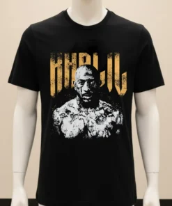 Khalil Rountree Ufc Fight Night Graphic Design Retro Shirt Balck Shirt