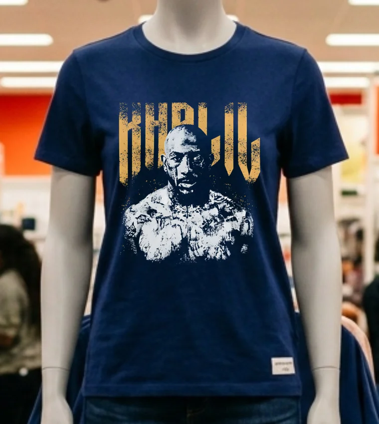 Khalil Rountree Ufc Fight Night Graphic Design Retro Shirt - navy-shirt Khalil Rountree Ufc Fight Night Graphic Design Retro Shirt Navy Shirt 2