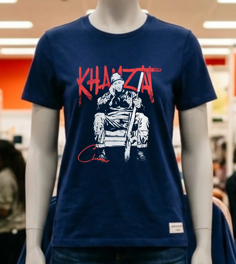 Khamzat Chimaev Regular Ufc Fight Night Graphic Design Retro Shirt - navy-shirt Khamzat Chimaev Regular Ufc Fight Night Graphic Design Retro Shirt Navy Shirt 2