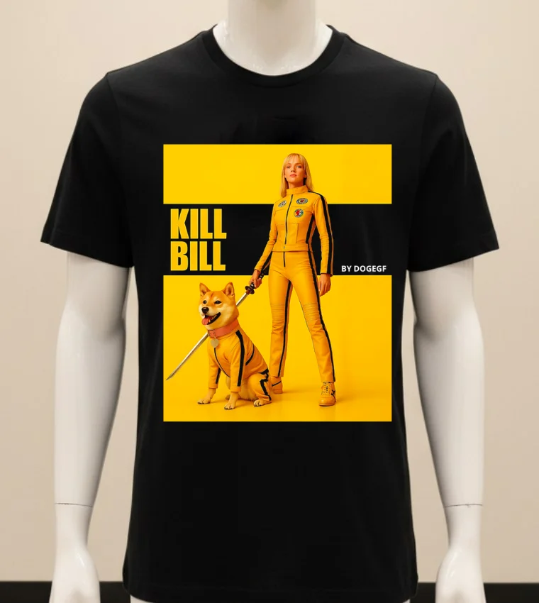 Kill Bill By Dogegf Shirt - balck-shirt Kill Bill By Dogegf Shirt Balck Shirt