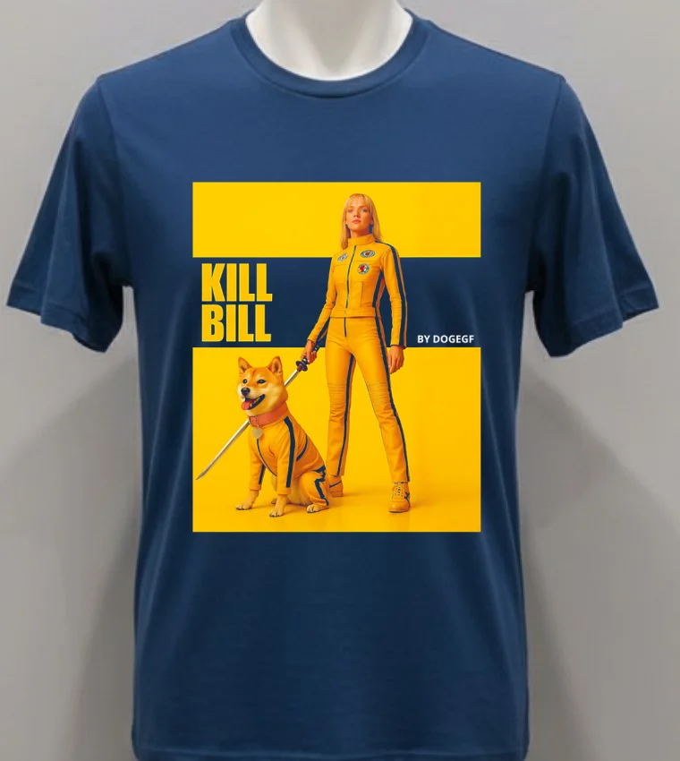 Kill Bill By Dogegf Shirt - navy-shirt Kill Bill By Dogegf Shirt Navy Shirt